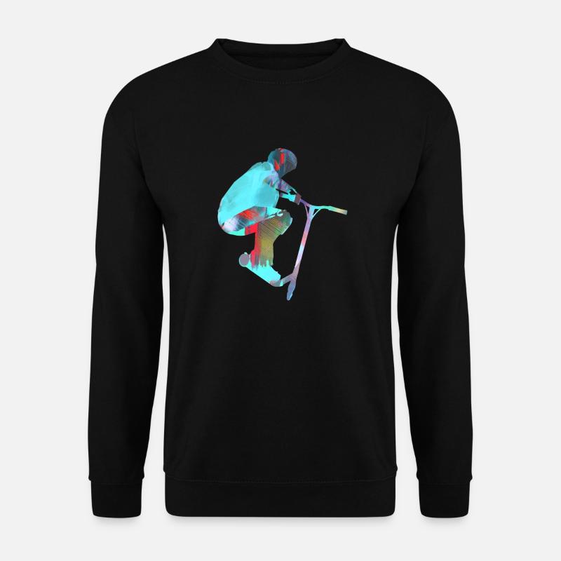 Stuntscooter,Trickscooter,tricks,stunt,e-scooter, - Sweat-shirt Unisexe - noir