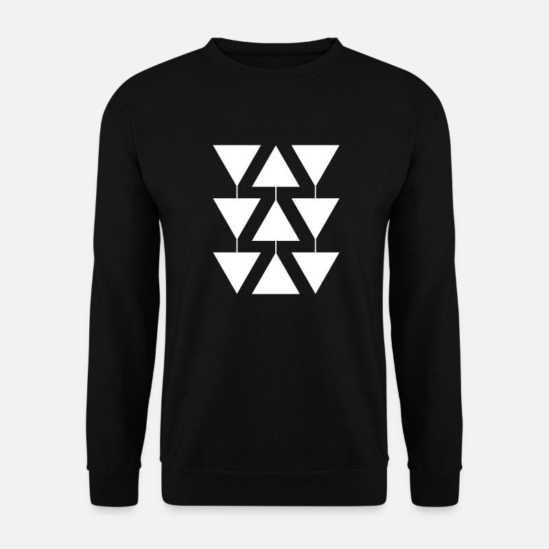 Forme géométrique triangle - Sweat-shirt Unisexe - noir