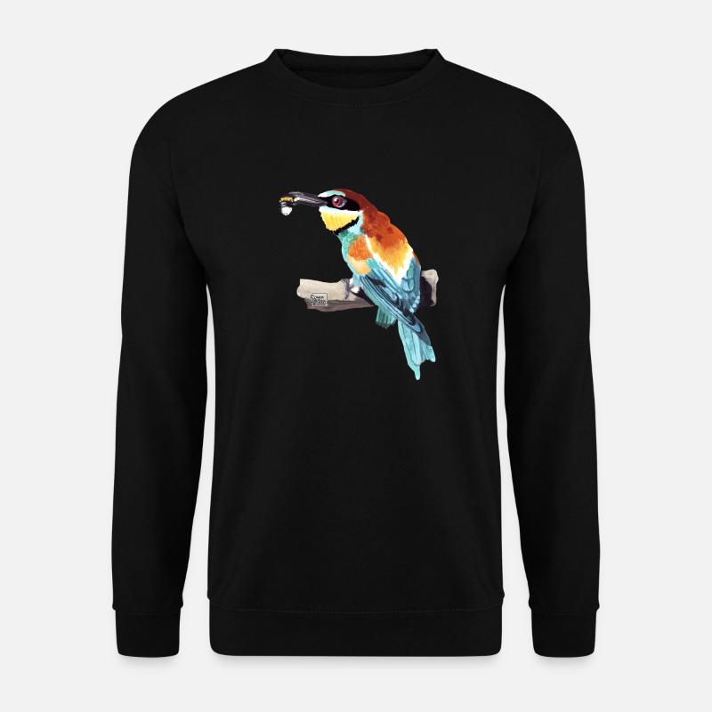 Bienenfresser Paar Teil 2 - Unisex Pullover - Schwarz