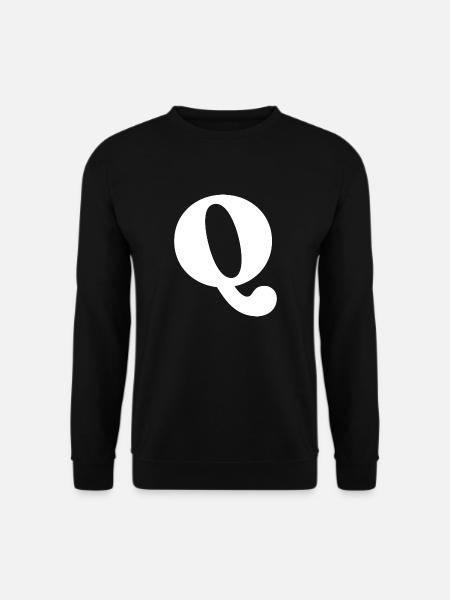 Letter q - Unisex Sweatshirt - black