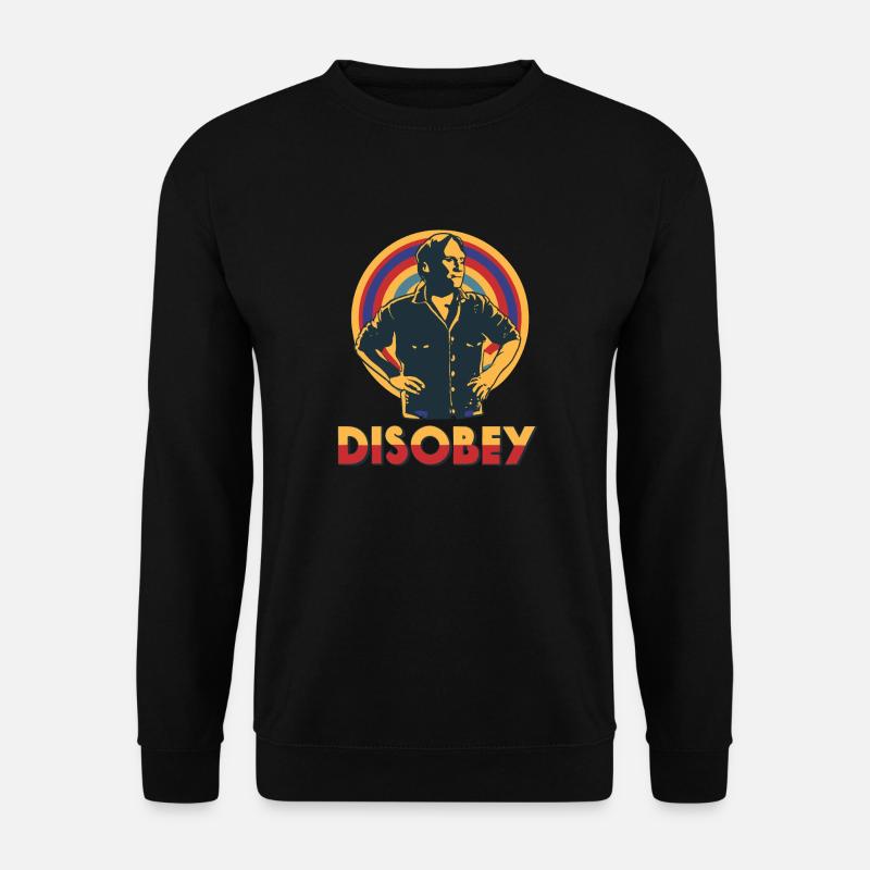 Ungehorsam - Retro - Unisex Pullover - Schwarz