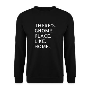 Fun Gift Bodybuilding Dork Animal Dino Dinosaur - Unisex Sweatshirt - black - Front - Alina (178cm) & Michal (187cm)