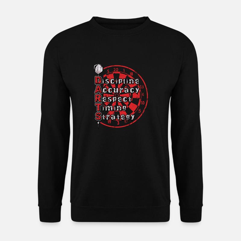 Darts Fähigkeiten - Unisex Pullover - Schwarz