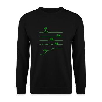 Vélo Descente VTT Stunt - Sweat-shirt Unisexe - noir - Devant - Alina (178cm) & Michal (187cm)