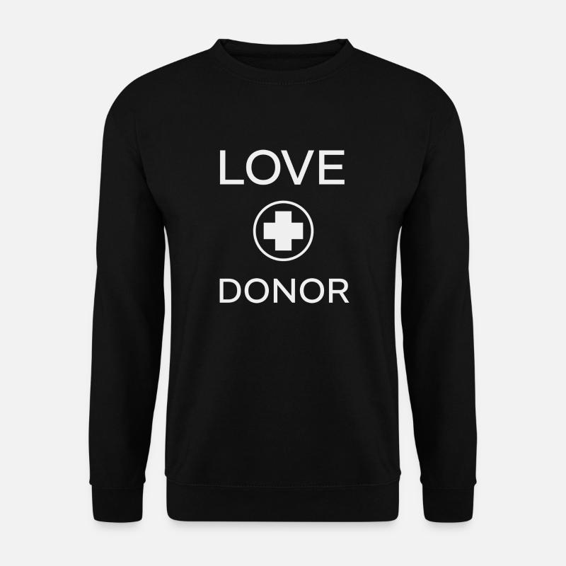 Liebe SPENDER - Unisex Pullover - Schwarz