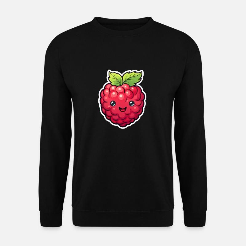 Raspberry Anime - Unisex Sweatshirt - black