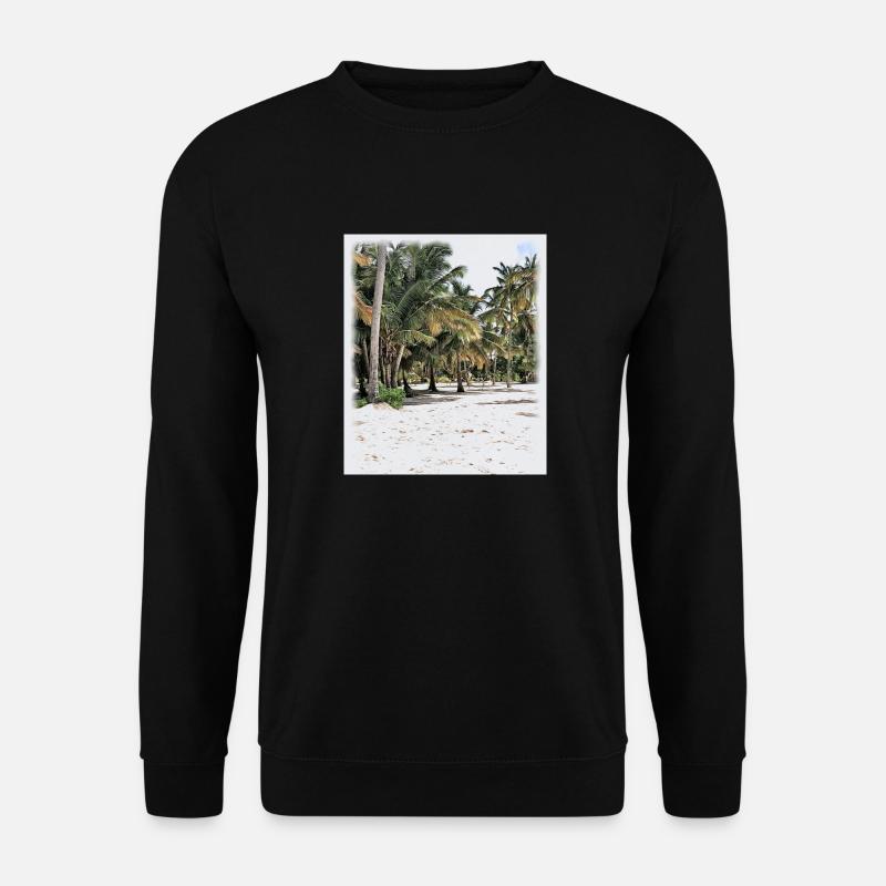 Palmenmeer - Unisex Pullover - Schwarz