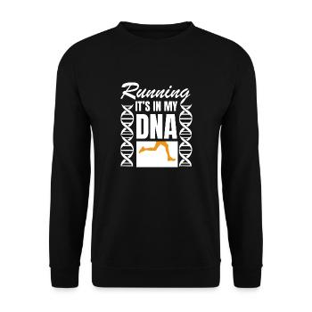 Marathon Courir Jogging - Sweat-shirt Unisexe - noir - Devant - Alina (178cm) & Michal (187cm)
