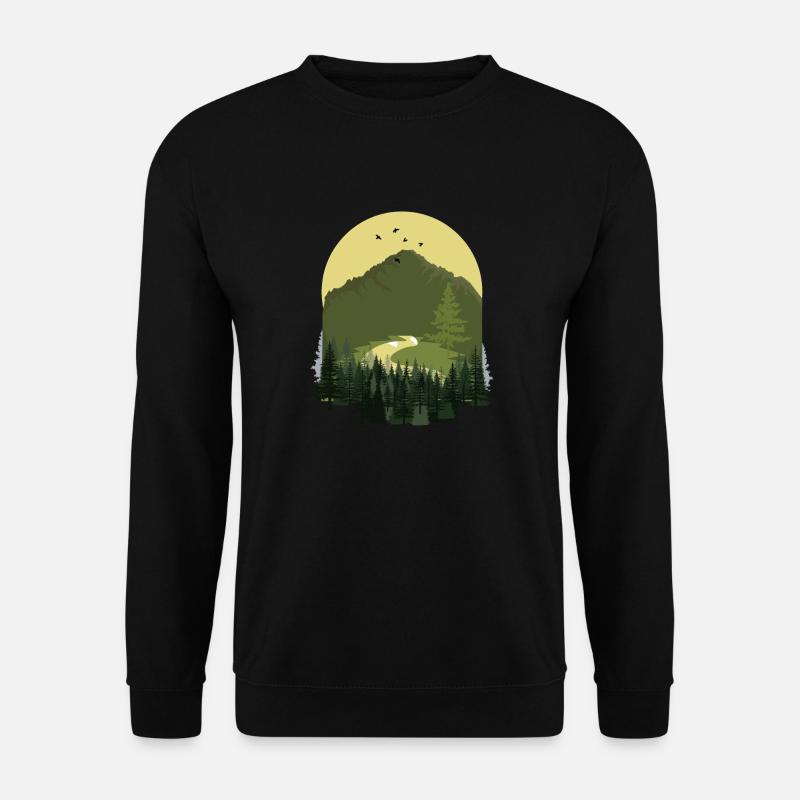 Wunderbar der Natur - Unisex Pullover - Schwarz