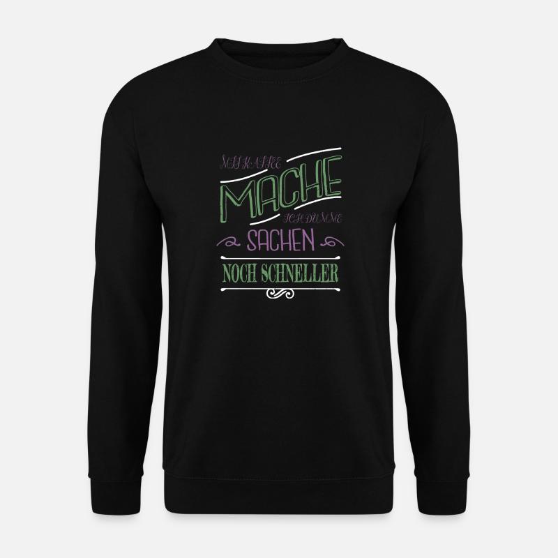 bürohumor bürotasse kaffee kaffeetrinker - Unisex Pullover - Schwarz