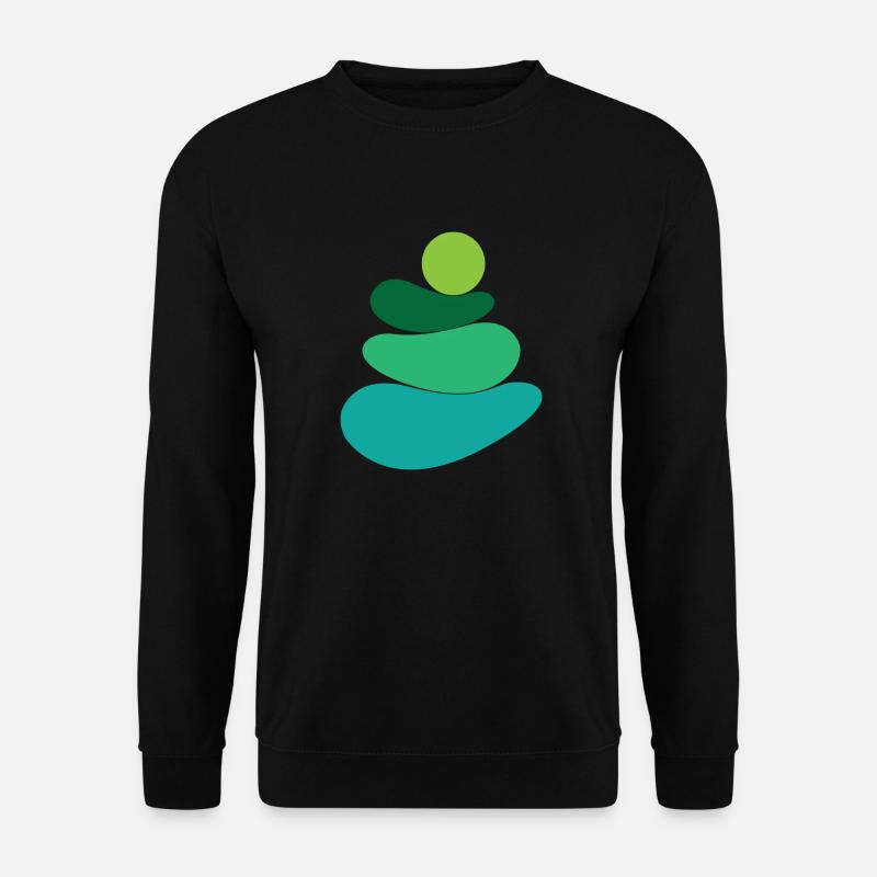 Grüner Rock/Rock-Logo - Unisex Pullover - Schwarz