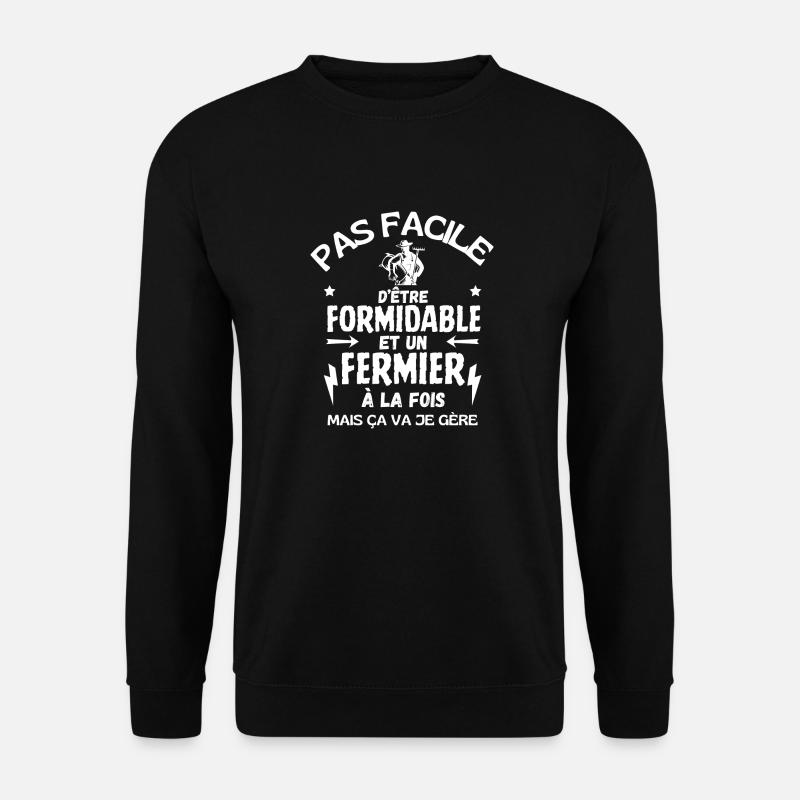 FORMIDABLE FARMER - Unisex Sweatshirt - black