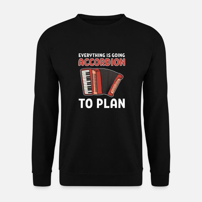 Accordion - Unisex Sweatshirt - black