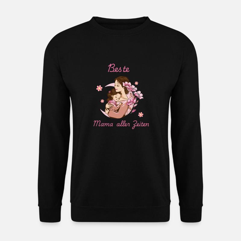 Happy Mom - Unisex Pullover - Schwarz