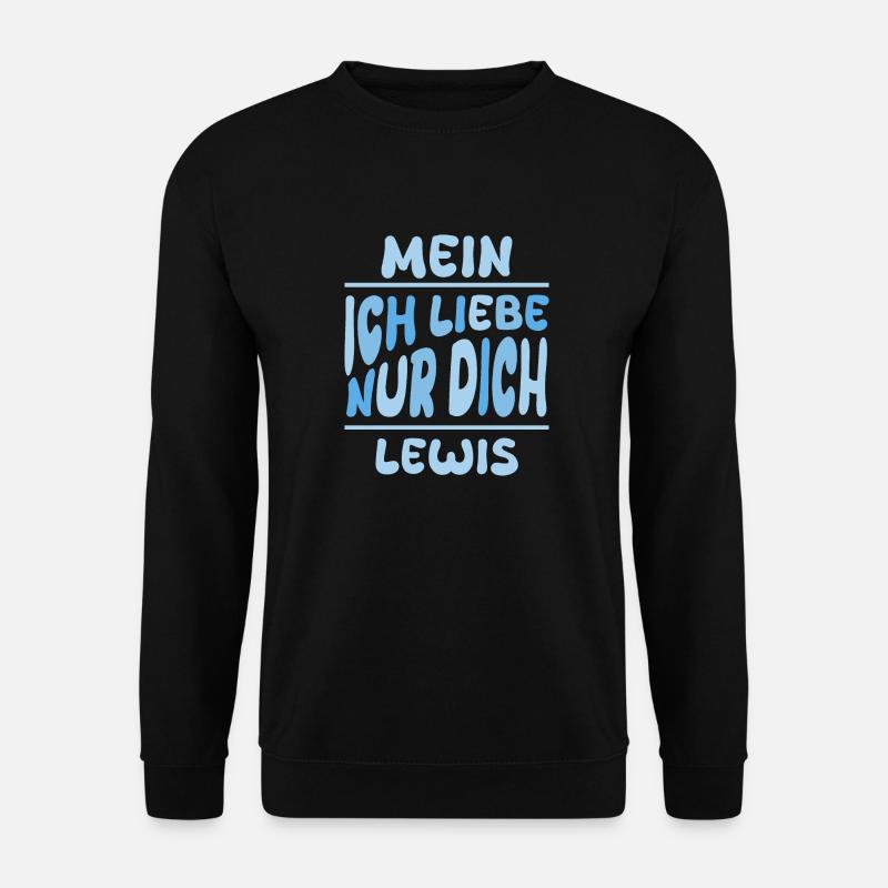 Lewis - Unisex Pullover - Schwarz