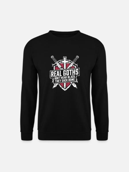 Römer vs. Goths: Echter Style - Unisex Pullover - Schwarz