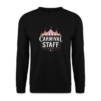 Cirque Carnaval Carnaval - Sweat-shirt Unisexe - noir - Devant - Alina (178cm) & Michal (187cm)