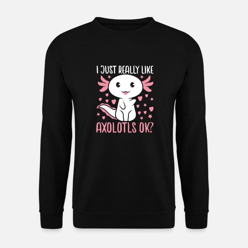 Axolotl - Unisex Sweatshirt - black