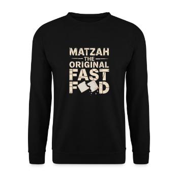 Hommage humoristique à la Matsa - Sweat-shirt Unisexe - noir - Devant - Alina (178cm) & Michal (187cm)