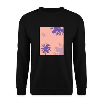 Kleks - Unisex Sweatshirt - black - Front - Alina (178cm) & Michal (187cm)