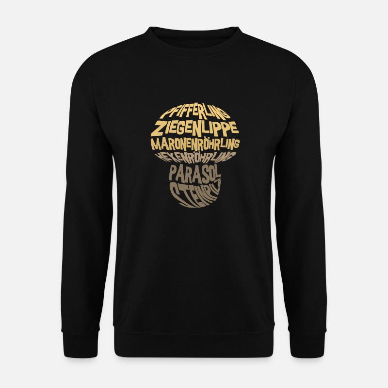 mushroom - Unisex Pullover - Schwarz