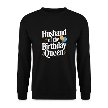 Ehemann Ehegatte Familie Hochzeit - Unisex Pullover - Schwarz - Vorne - Alina (178cm) & Michal (187cm)