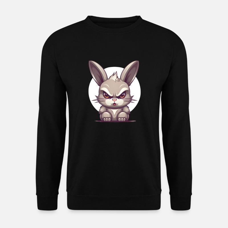 Grumpy Osterhase - Unisex Pullover - Schwarz