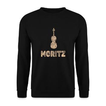 Viola Moritz - Unisex Sweatshirt - black - Front - Alina (178cm) & Michal (187cm)
