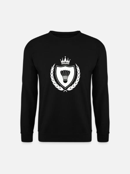 wappen badminton - Unisex Pullover - Schwarz