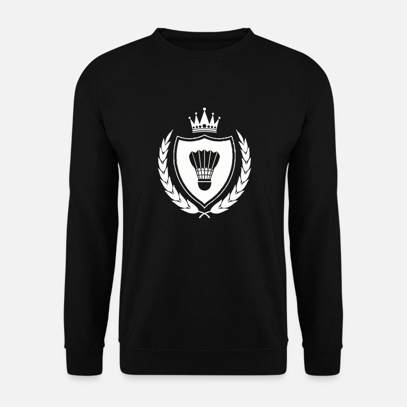 wappen badminton - Unisex Pullover - Schwarz