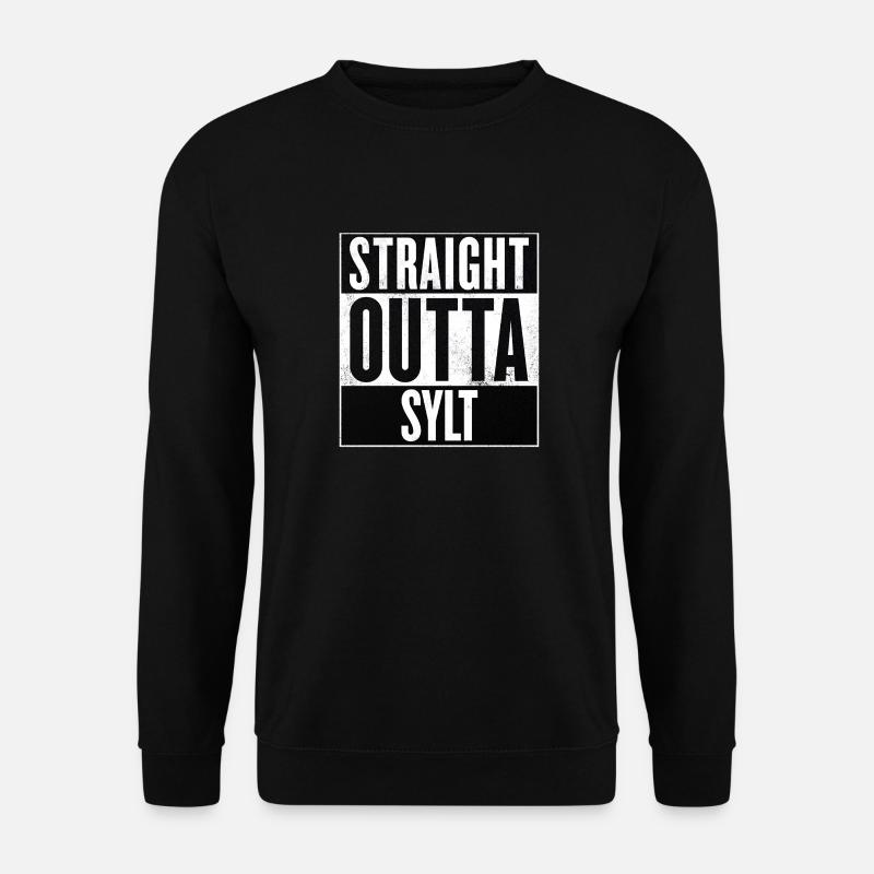 Straight Outta Sylt - Unisex Pullover - Schwarz