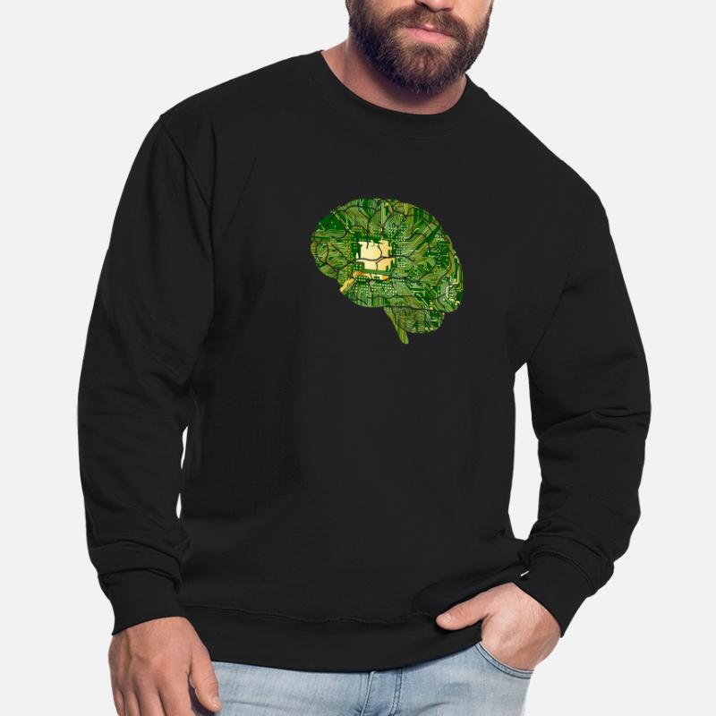Brain - Computer Board - Artificial Intelligence Unisex Sweatshirt