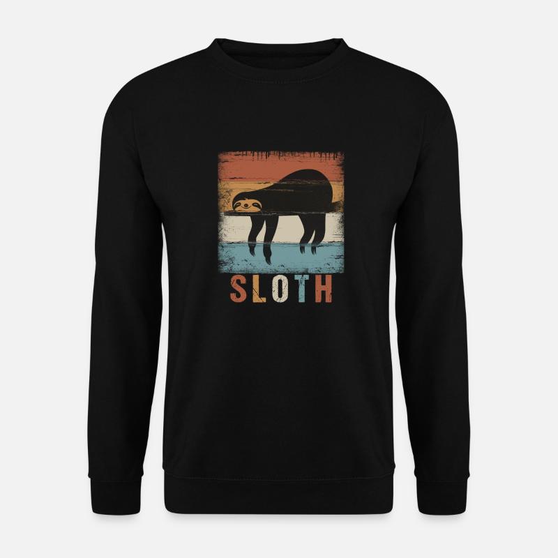 Faultier - Unisex Pullover - Schwarz