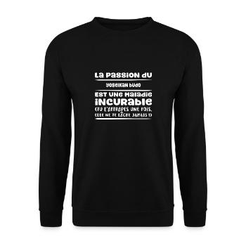 La maladie du Yoseikan budo cadeau - Sweat-shirt Unisexe - noir - Devant - Alina (178cm) & Michal (187cm)