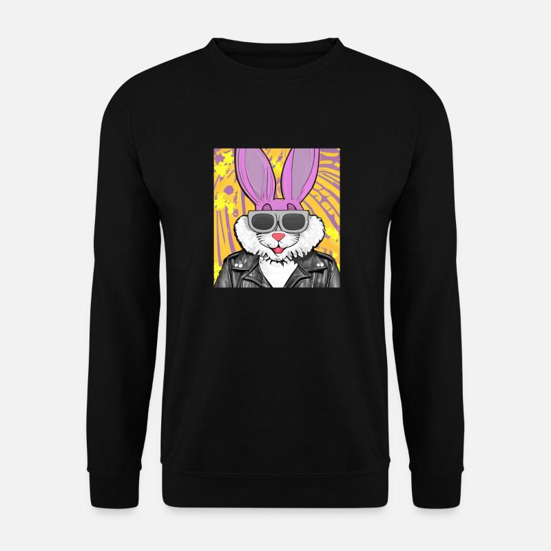 Cooler Hase - Unisex Pullover - Schwarz