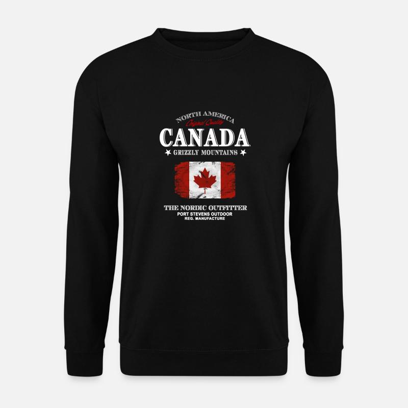 Kanada - Maple Leaf - Canada - Sweat-shirt Unisexe - noir