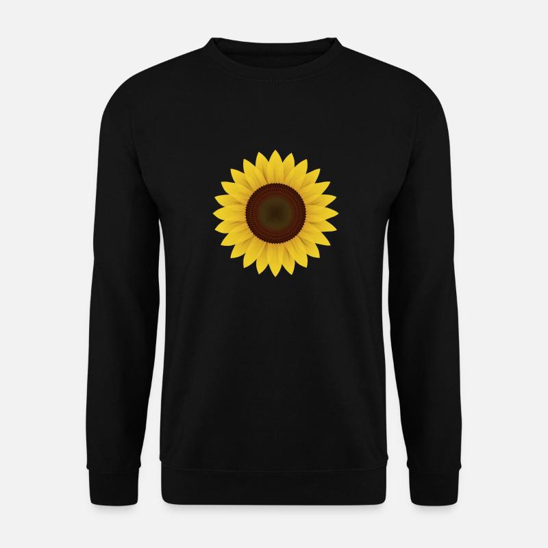 Sonnenblume Geschenk Idee - Unisex Pullover - Schwarz