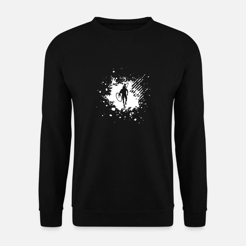 Cyclocross Schlamm Packung Radfahrer Geschenk Bike - Unisex Pullover - Schwarz