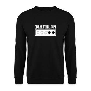 Biathlon Sport d'hiver - Sweat-shirt Unisexe - noir - Devant - Alina (178cm) & Michal (187cm)