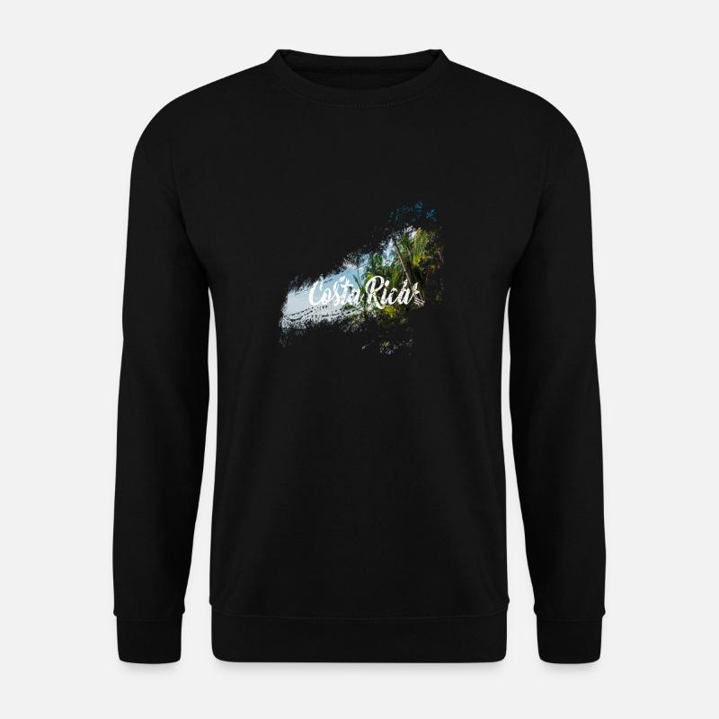 Costa Rica - Unisex Pullover - Schwarz