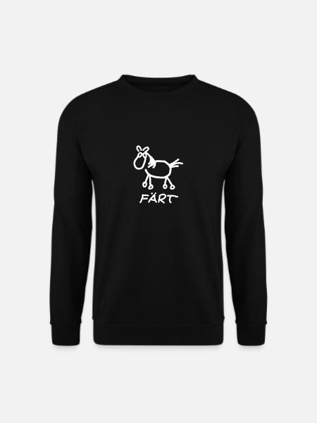 Pferd | Färt | T-Shirt | Pullover - Unisex Pullover - Schwarz