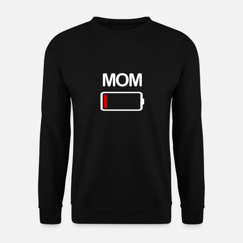 MOM Akku leer - Unisex Pullover - Schwarz