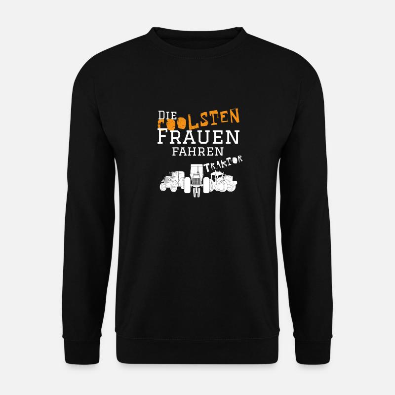 Die coolsten Frauen Traktor - Unisex Pullover - Schwarz