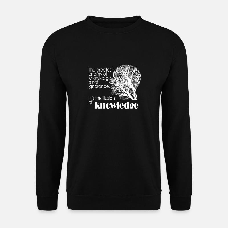 Enemy of knowledge - Unisex Pullover - Schwarz