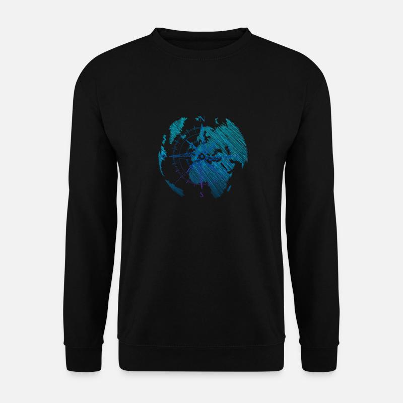 Compass world - Unisex Sweatshirt - black