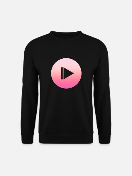 Design rose simple et simple - Sweat-shirt Unisexe - noir