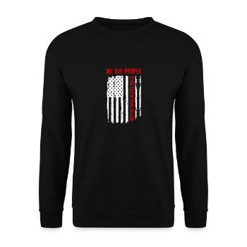 We The People Si Vis Pacem Para Bellum T-shirt - Unisex Pullover - Schwarz - Vorne - Alina (178cm) & Michal (187cm)
