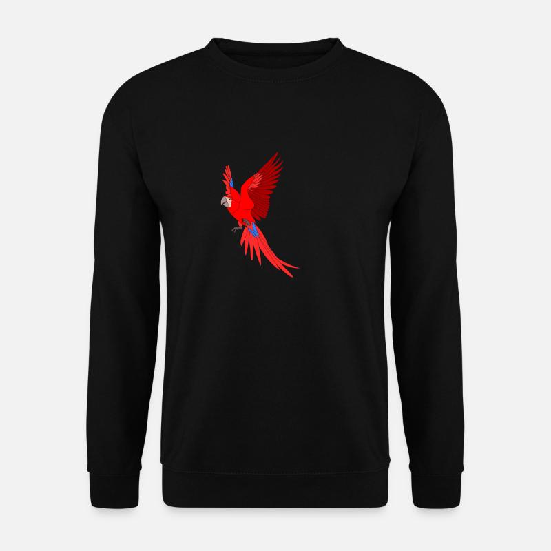 Papagei - Unisex Pullover - Schwarz