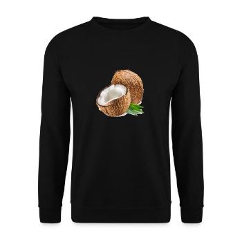 kokosnuss - Unisex Pullover - Schwarz - Vorne - Alina (178cm) & Michal (187cm)