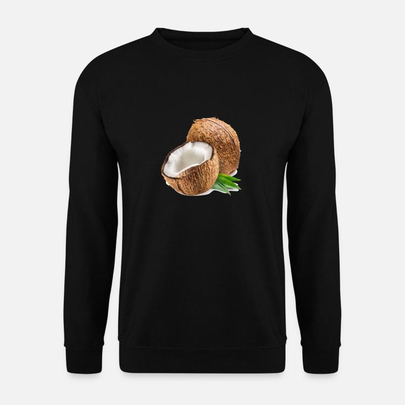 noix de coco - Sweat-shirt Unisexe - noir